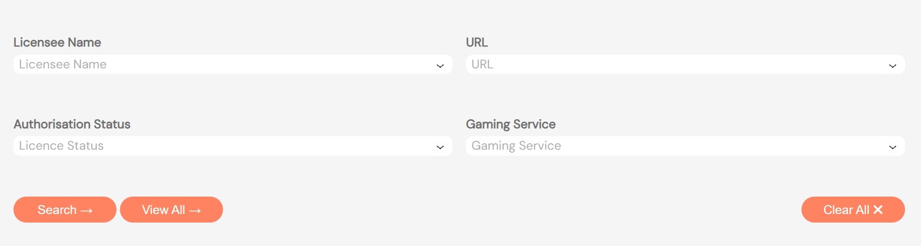 buscador de licencia de juego de MGA