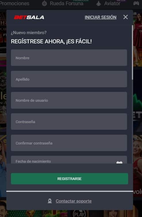 registro betsala