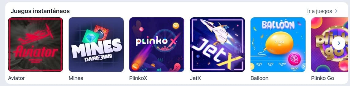 juegos instantaneos jugabet